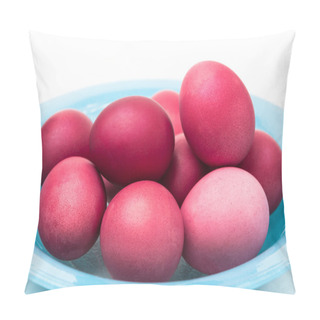 Personality  Red Easter Eggs Pillow Covers