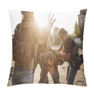 Personality  Military Contractor  Captured Hostage Pillow Covers