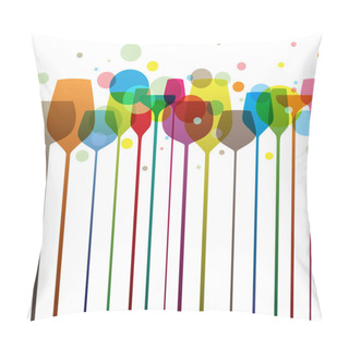 Personality  Party Glasses Pillow Covers