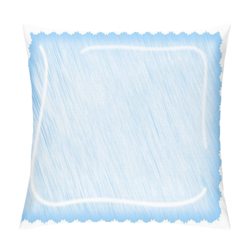 Personality  Letter paper ligth blue pillow covers