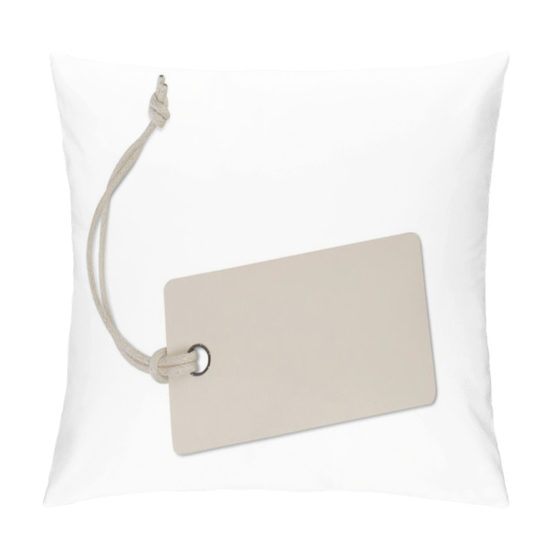 Personality  Blank Label On White Pillow Covers