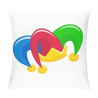 Personality Jester Hat With Bells Pillow Covers