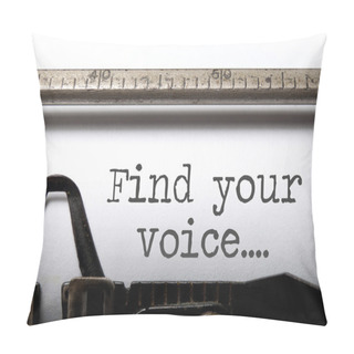 Personality  Find Your Voice Inspiration Pillow Covers