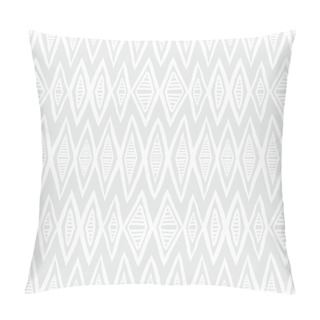Personality  White Geometric Texture With Hand Drawn Chevrons Pillow Covers