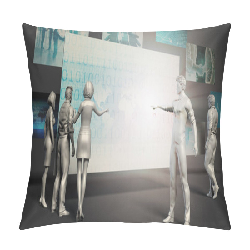 Personality  Tech Startup Concept Art Pillow Covers