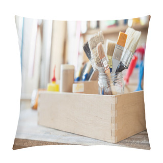 Personality  Paint Brushes Pillow Covers