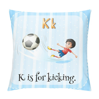Personality  A Letter K Pillow Covers