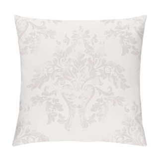 Personality  Damask Pattern Texture Vector. Royal Fabric Background. Luxury Background Decors Pillow Covers