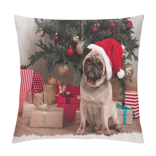 Personality  Christmas Pug Pillow Covers