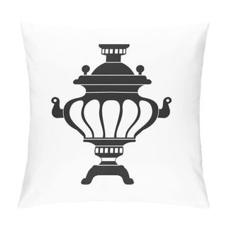 Personality Samovar Icon, Simple Style Pillow Covers