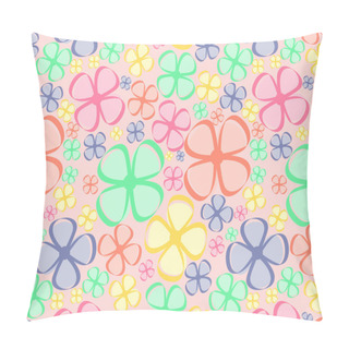Personality  Coloredflowers_p Pillow Covers