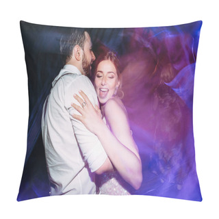 Personality  Just Married On The Wedding Dance Floor Pillow Covers