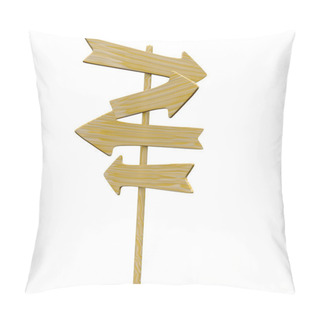 Personality  Wooden Signpost Pillow Covers