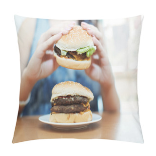 Personality  Hamburgers Pillow Covers