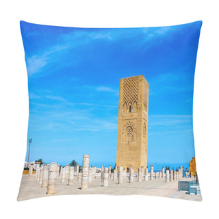 Personality  Hassan Tower In Rabat, Morocco Pillow Covers