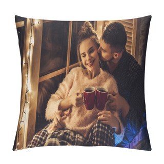 Personality  Couple At Home Pillow Covers