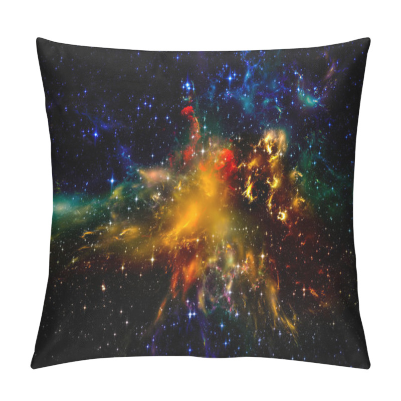 Personality  Cosmic Nebula pillow covers