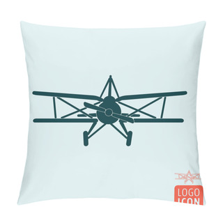 Personality  Plane Icon Isolated Pillow Covers