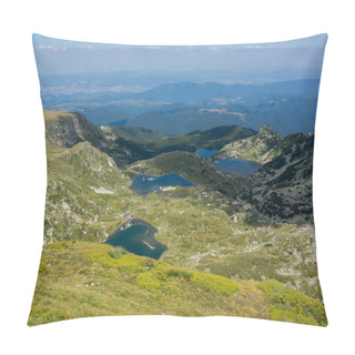 Personality  The Twin, The Trefoil, The Fish And The Lower Lake, The Seven Rila Lakes, Rila Mountain Pillow Covers