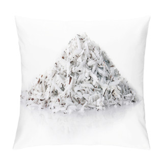 Personality  Coconut Shavings Isolated On White Pillow Covers