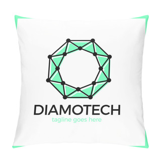 Personality  Diamond Tech Logo Pillow Covers