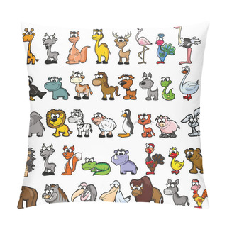 Personality  Cartoon Animals Pillow Covers