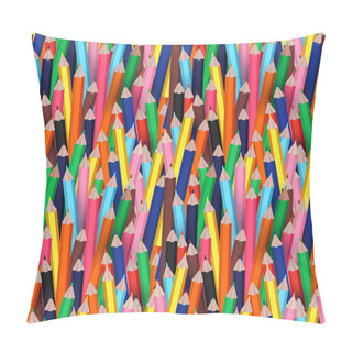 Personality  Multicolor Cartoon Pencils Pillow Covers