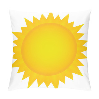 Personality  Sun Clipart Pillow Covers
