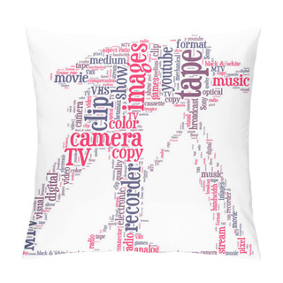 Personality  Video Camerman Pillow Covers
