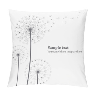 Personality  Vector Dandelion Pillow Covers