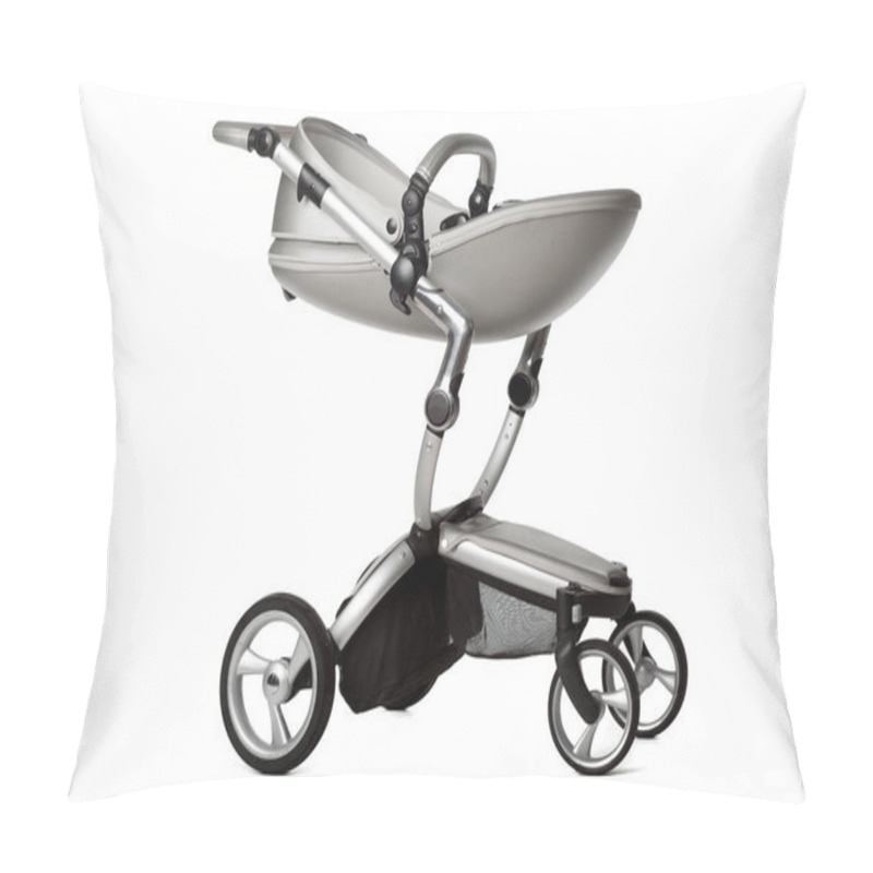 Personality  Baby Carriage Isolated On A White Background Pillow Covers