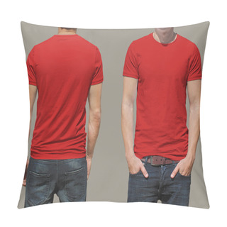 Personality  Male T-shirt Background Pillow Covers