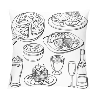 Personality  Dinner Set Collection Pillow Covers