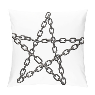 Personality  Chains Pentagram Pillow Covers