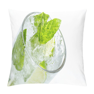 Personality  Mohito Isolated On White Pillow Covers