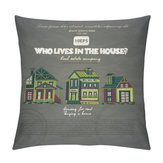 Personality  Vector For Commercial Real Estate Pillow Covers