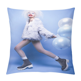 Personality  Fashin Clown. Beauty Face. Pillow Covers