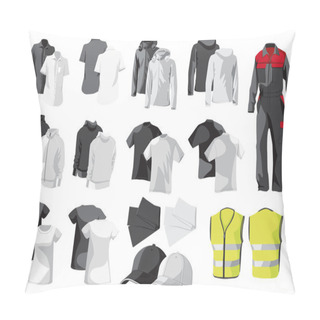 Personality  Vector Illustration Of Clothes For The Application Logo Pillow Covers