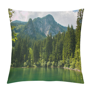 Personality  Beautiful Alpine Lake In Trentino, Italy. Europe Pillow Covers
