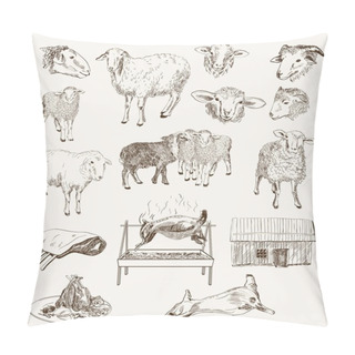 Personality  Sheep Breeding Pillow Covers