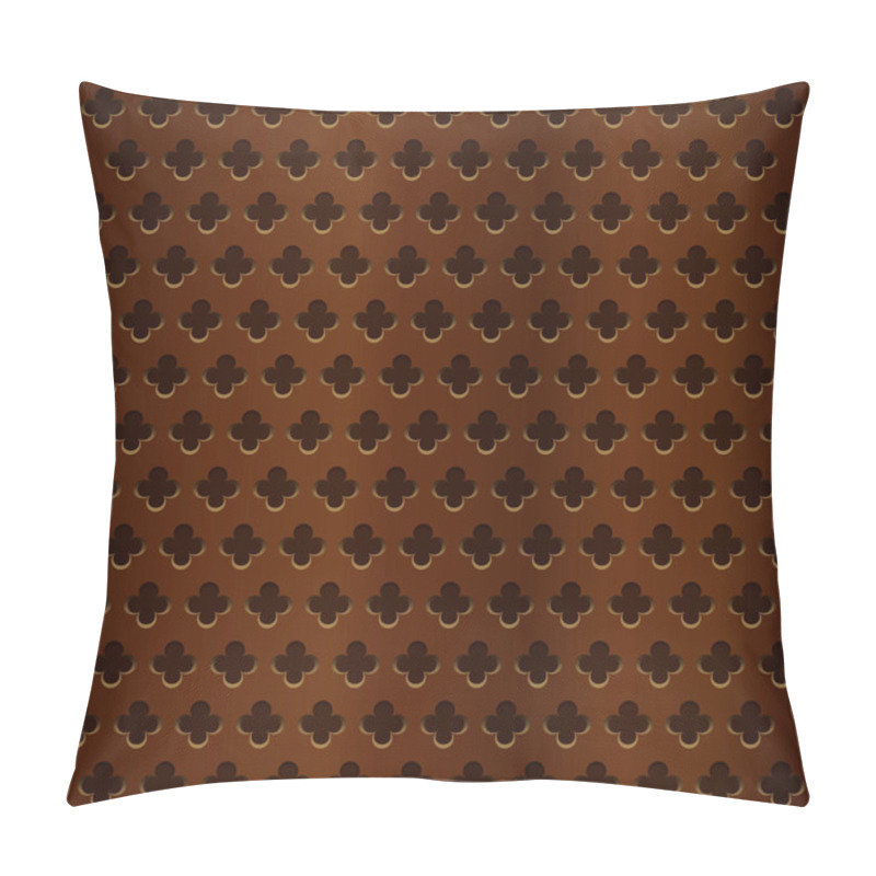 Personality  Brown Vector Background. Vector Illustration. Pillow Covers