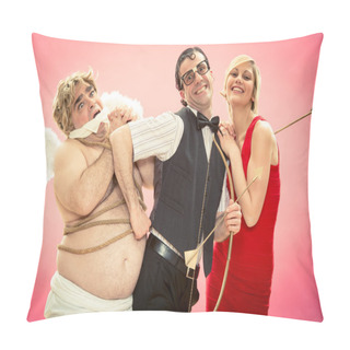 Personality  Nerd Found Love With Cupid Arrow Help By Kidnap For Valentine Day Pillow Covers