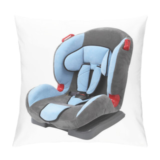 Personality  Baby Car Seat Isolated On White Background Pillow Covers