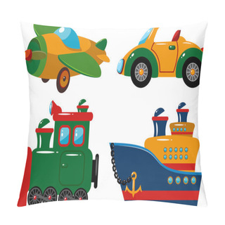 Personality  Set Of Vehicles Pillow Covers