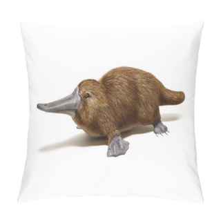Personality  Brown Platypus Pillow Covers