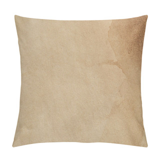 Personality  Top View Of Vintage Beige Paper Texture With Copy Space Pillow Covers