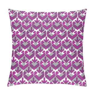 Personality  Purple Endless Vector Layers Texture, Motif Abstract Contemporar Pillow Covers