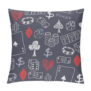 Personality  Casino Background Pillow Covers