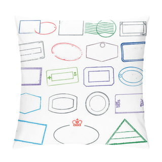 Personality  Vector Rubber Stamps Pillow Covers