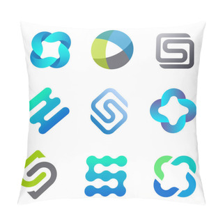 Personality  Vector Logo Design For Your Business. Design Icons Pillow Covers